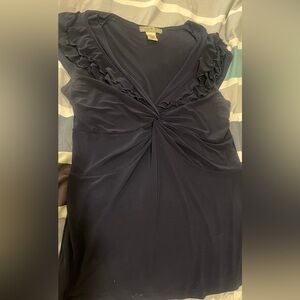BIG SALE(5 for $20)- Vintage Suzie Black Ruffle Dress